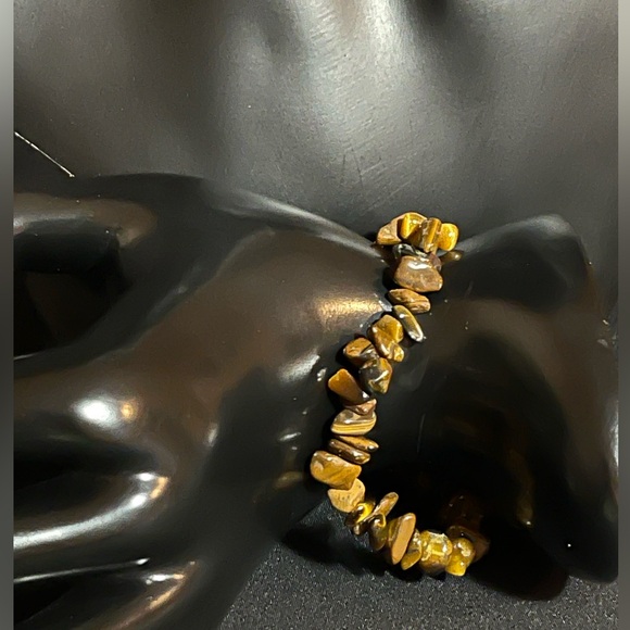 Bracelet And Earrings Set - Tiger Eye Natural Healing Stone - Picture 11 of 11